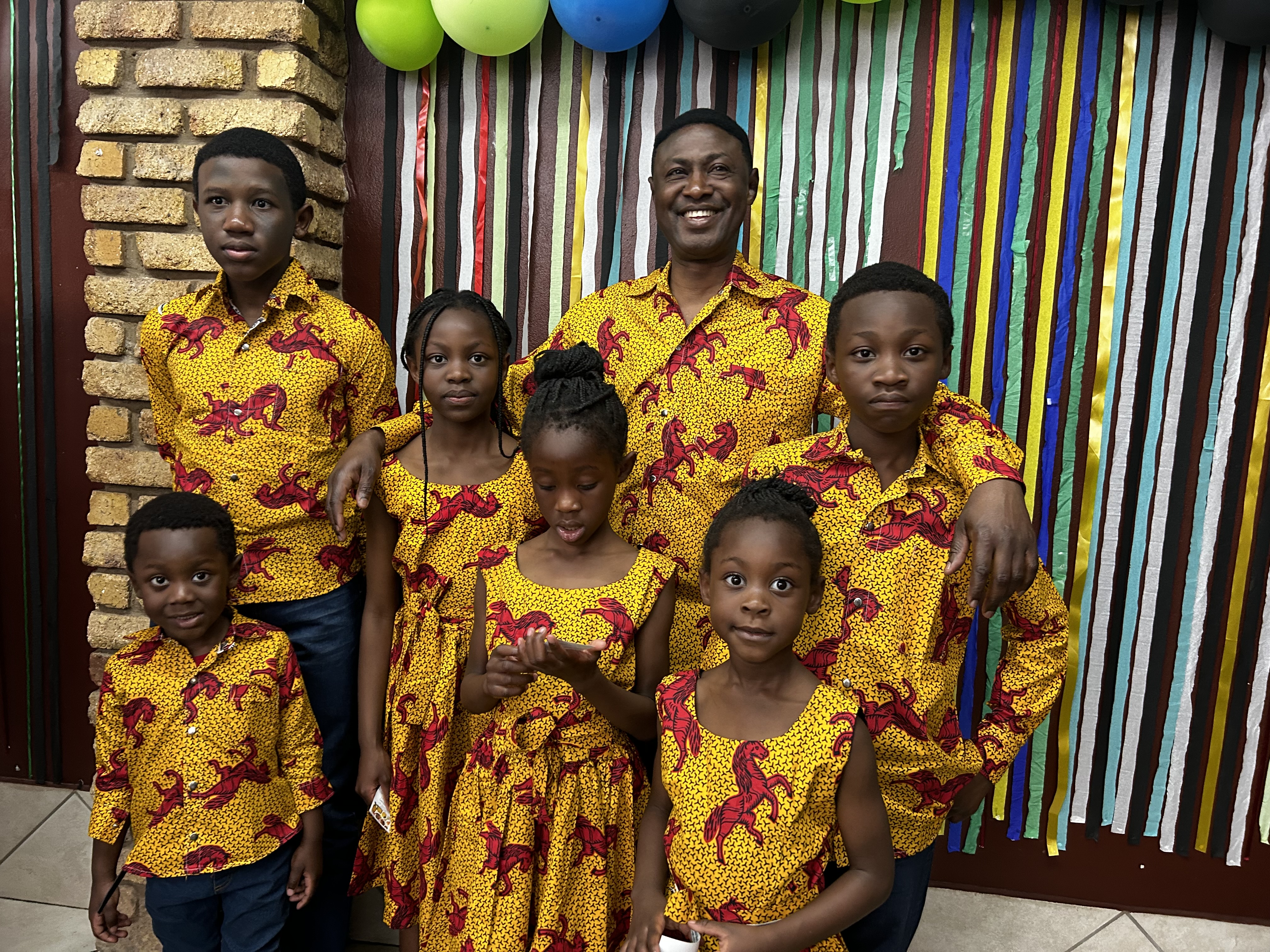 A family celebrating together at Cornerstone Church